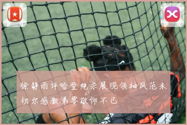 徐静雨评哈登绝杀展现领袖风范米切尔感激涕零敬仰不已